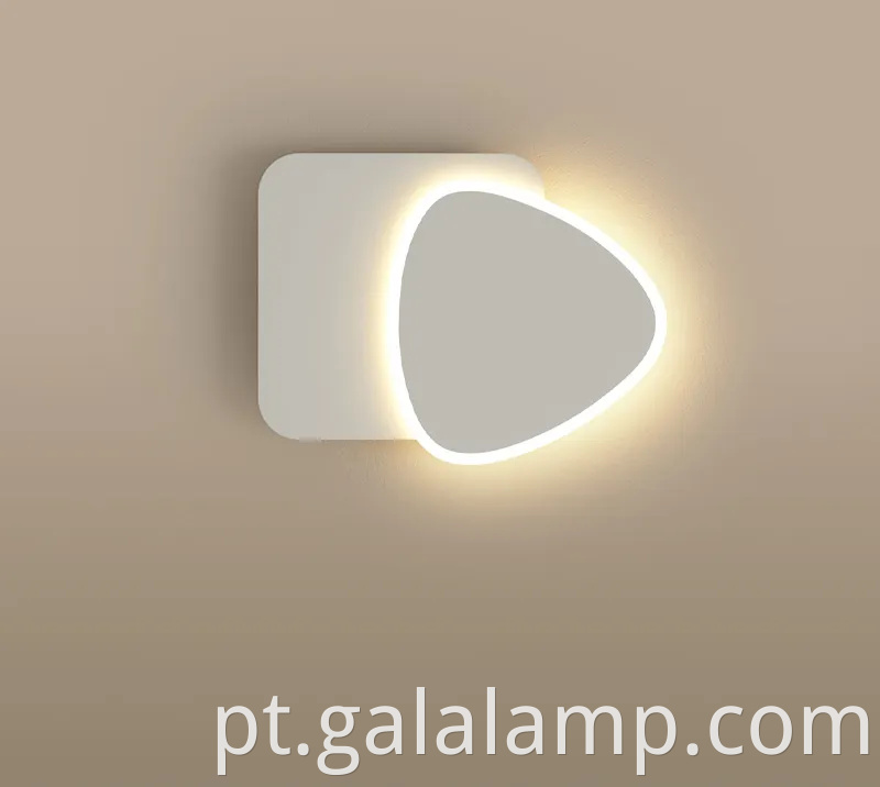 Iluminação de parede minimalista moderna para decoração de casa chique